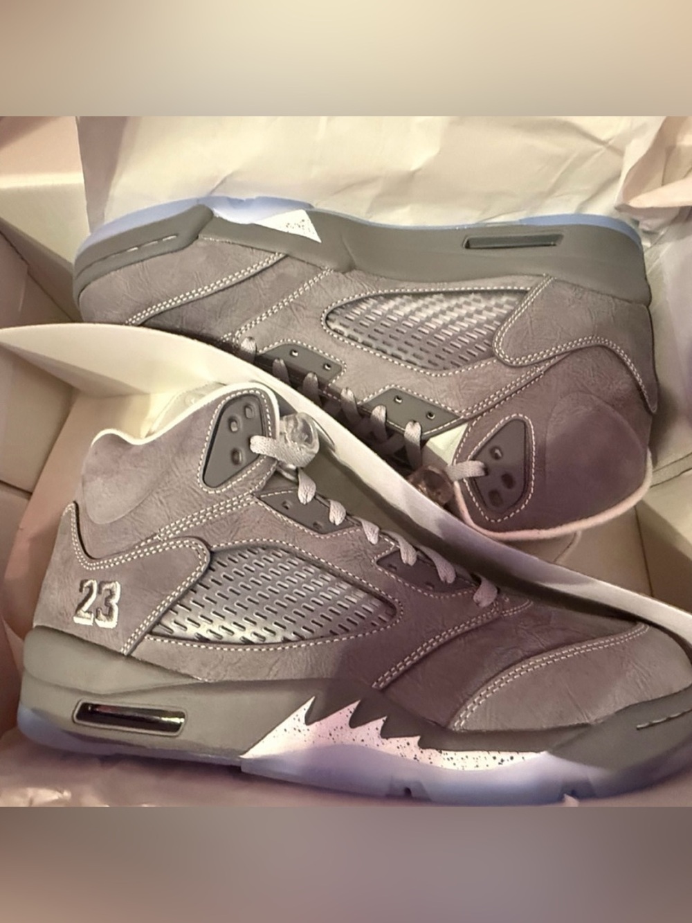 Jordan 5 wolf grey